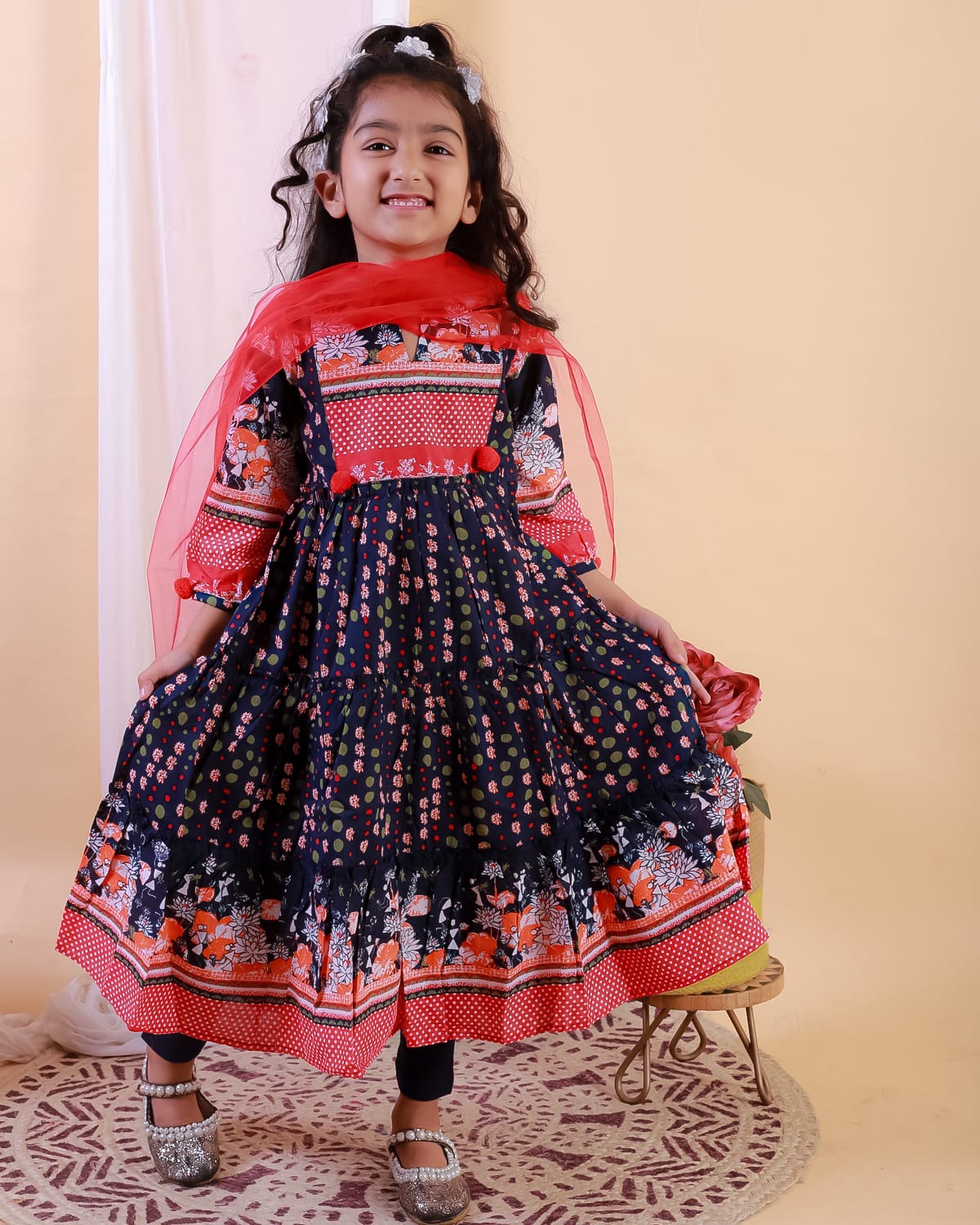 Girls anarkali set