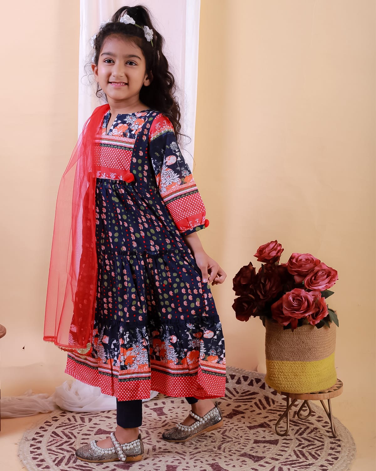 Girls anarkali set