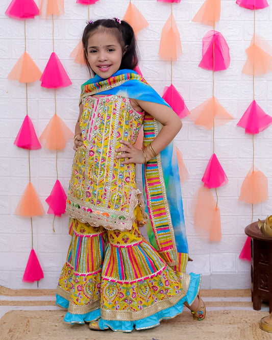 Kids sharara set