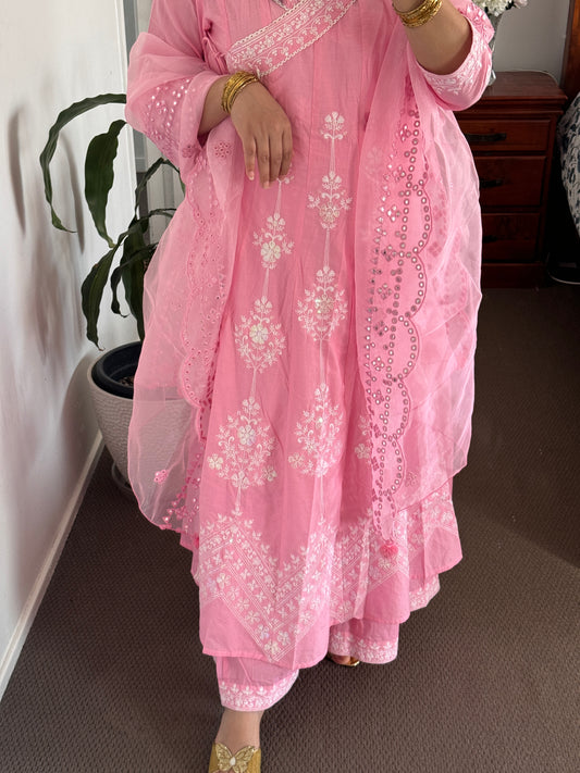 Pink Anarkali