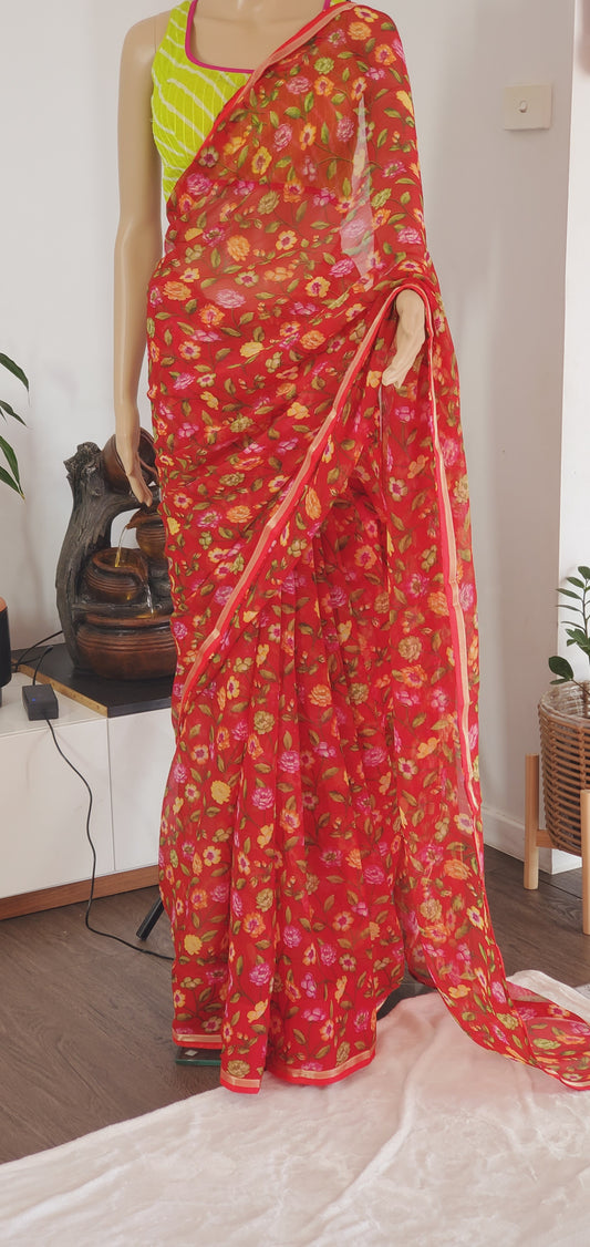 chiffon saree