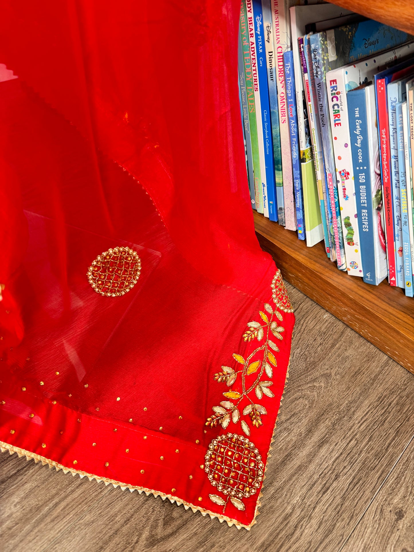 Red saree