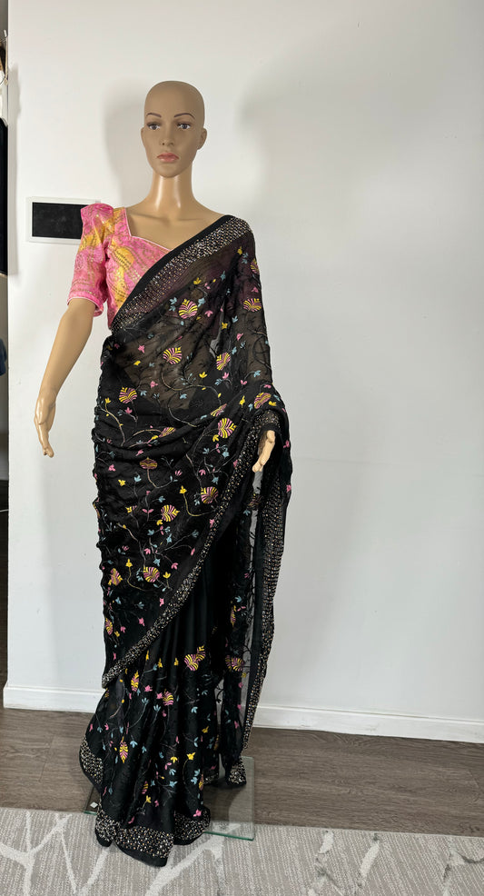 Chiffon saree
