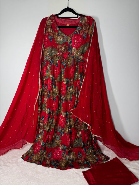 Aalia inspired kurtha set