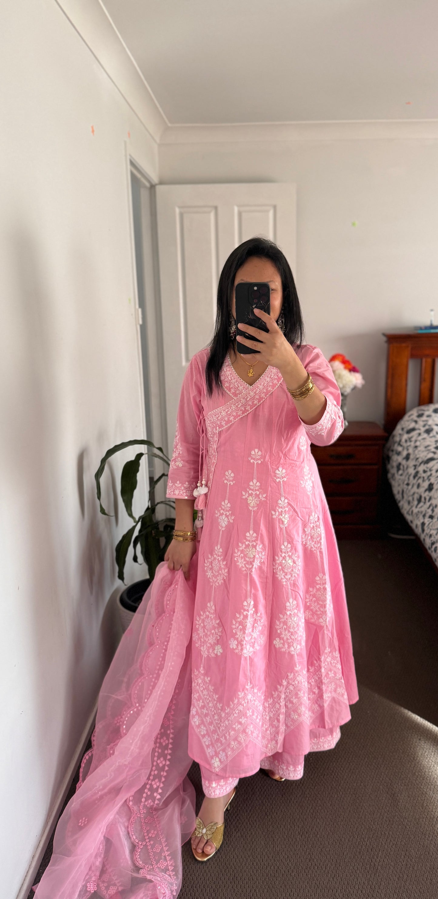 Pink Anarkali