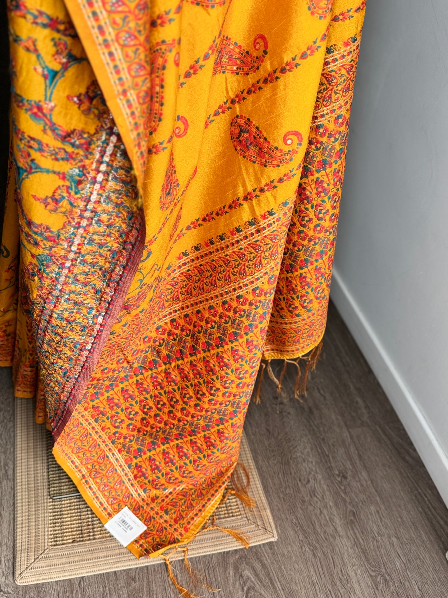 Pashmina silk saree