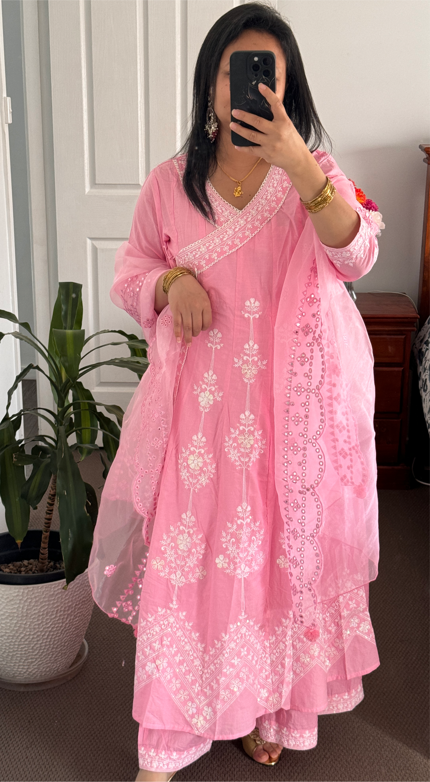 Pink Anarkali