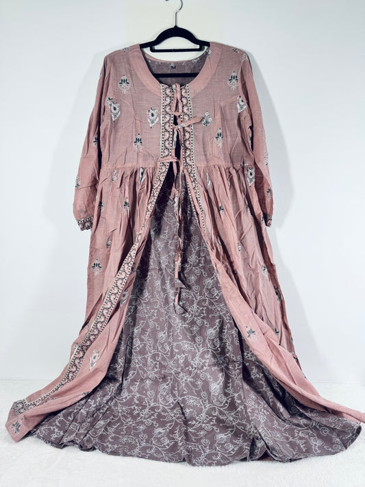 A line Kurtha with shrug