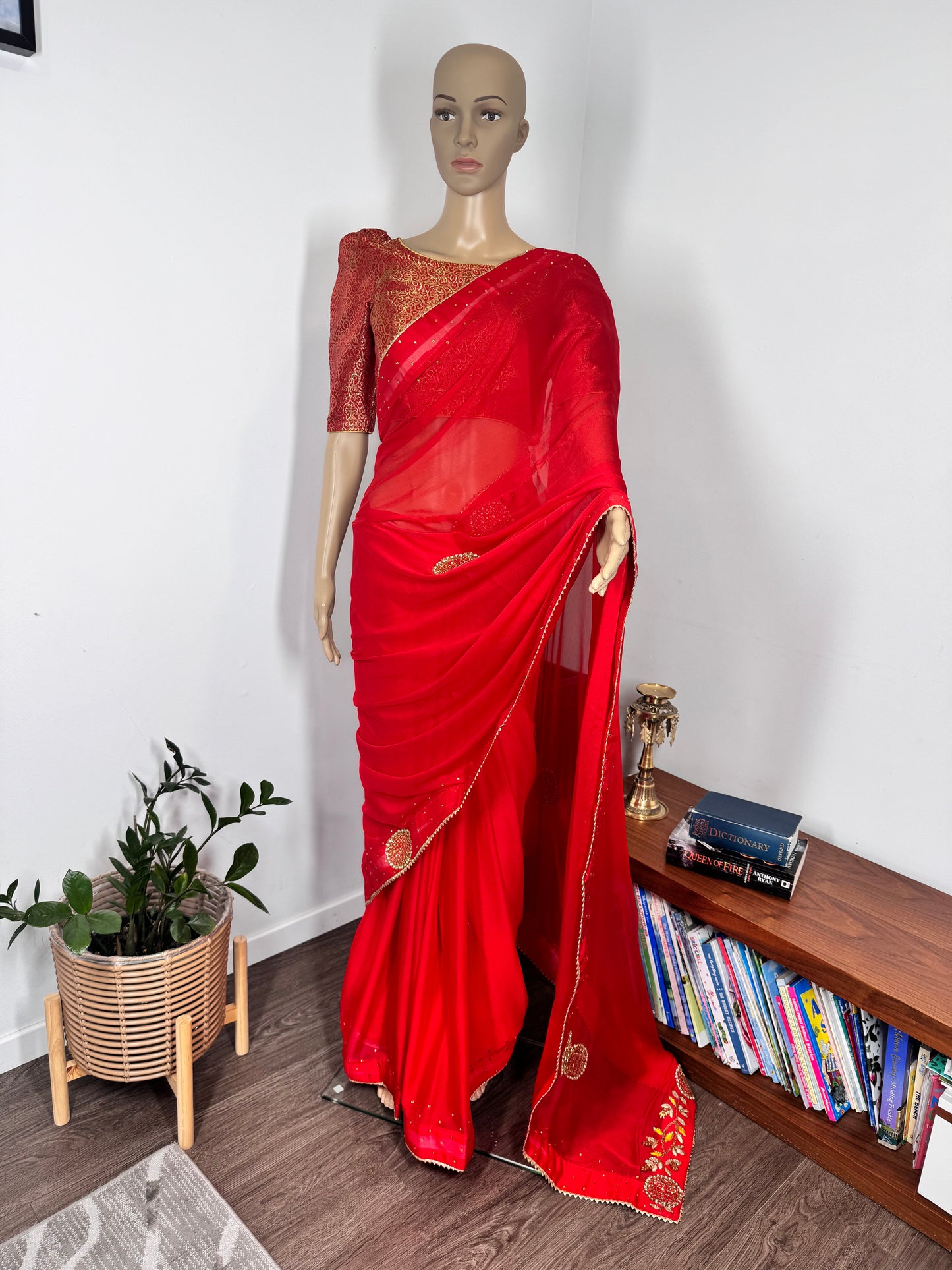 Red saree