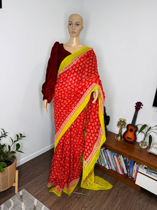 Cotton saree