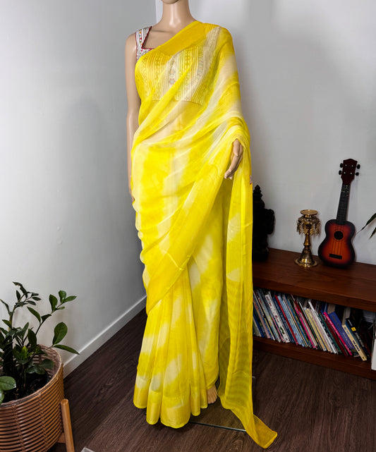 Chiffon saree