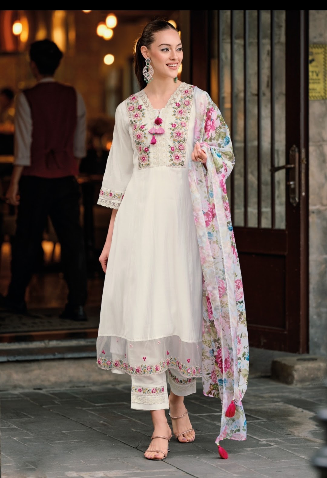A-line kurtha set